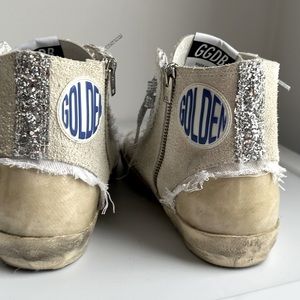Golden Goose glitter high tops - size 8.5 US/39 IT (intentional distressing)